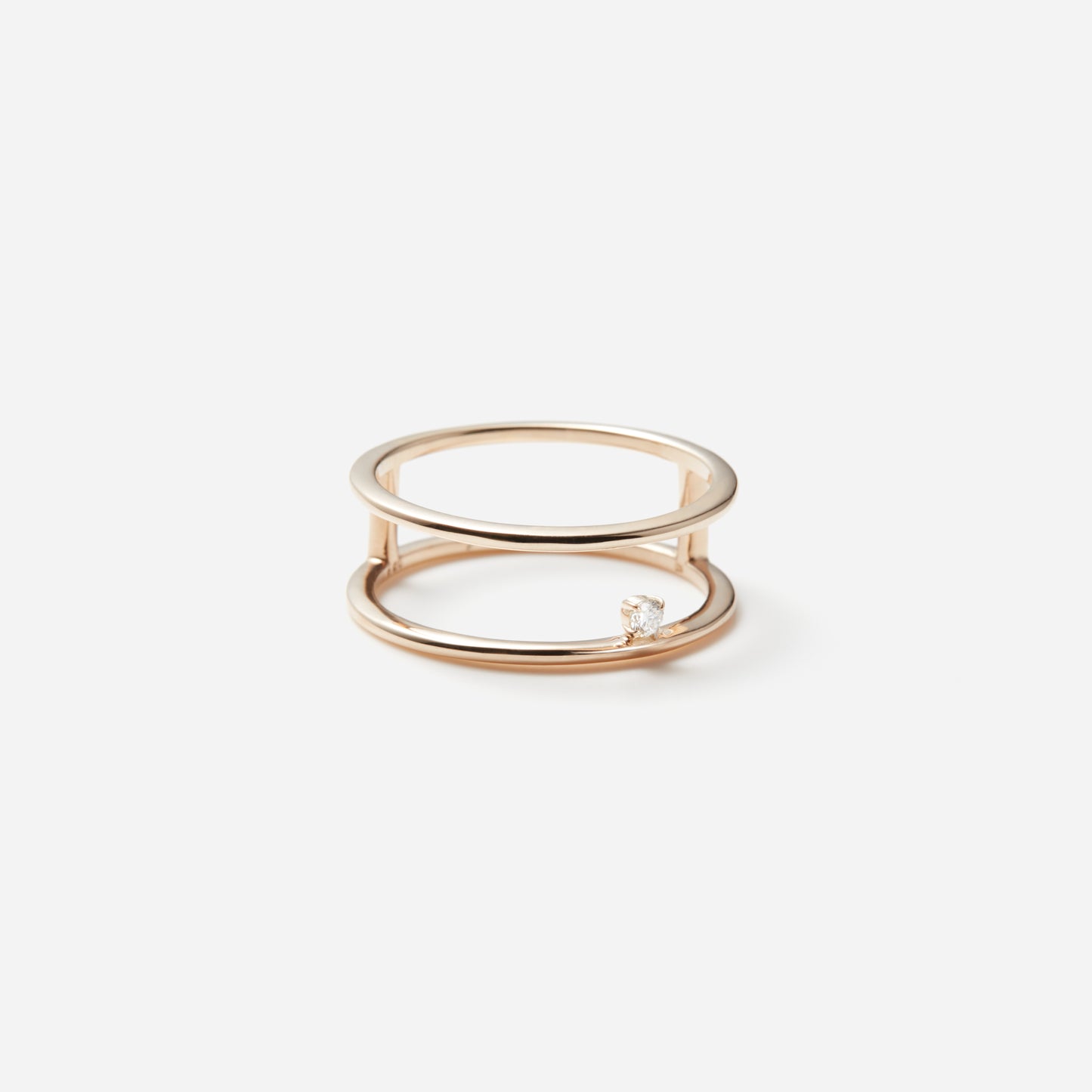 Layered Ring "Double line"