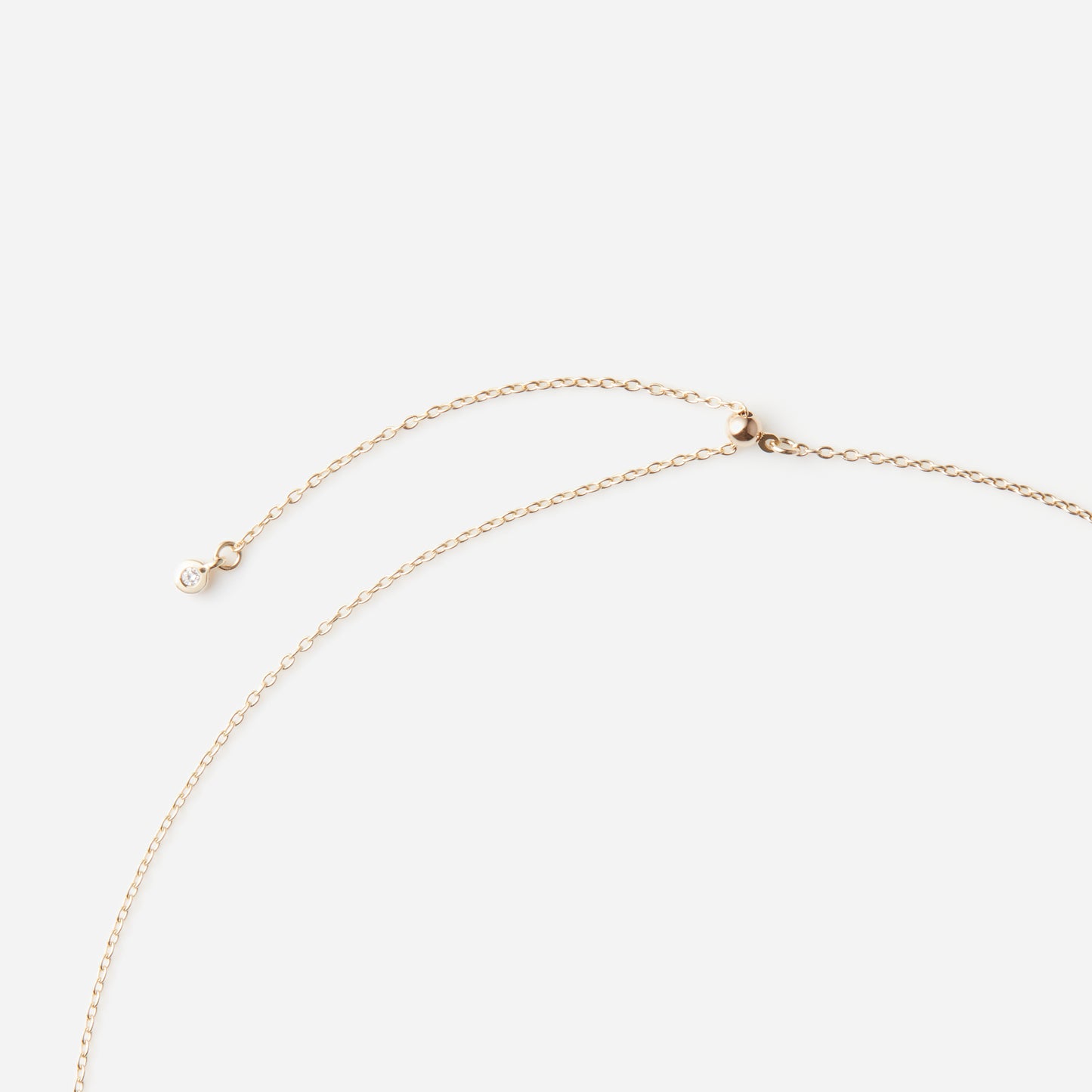 Hexagon Fukuda Makoto Necklace K10YG/0.10ct
