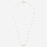 Linear "Smile short" ネックレス K18YG