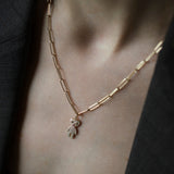 Chain "Clip" ネックレス  K10YG