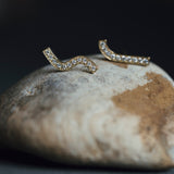 Linear Pierced earring  "S line"