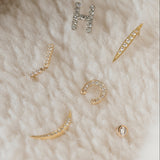 Layered "D-Flat" ピアス