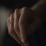 Layered "Natural chain" リング