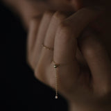 Layered "Natural chain" リング