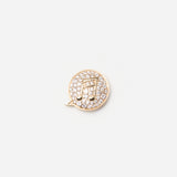 Playful Môko Kobayashi   Pierced earring "Musical note"
