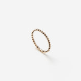 Layered Ring "Beads medium"K10YG