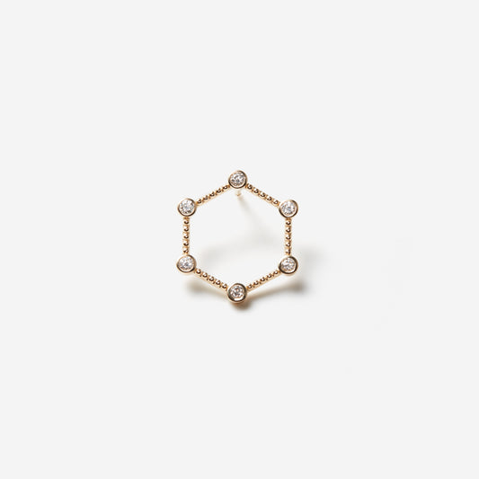 Hexagon Fukuda Makoto Pin"Hexagon"