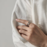 【ご予約品】Layered Ring "Lumpy"PT