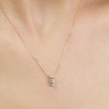 Pieces "Petit" ネックレス K10YG