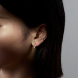 Linear Pierced earring  "J line"