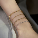 Chain ”Clip” ブレスレット K10WG