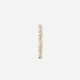Linear Pierced earring  "Bar duo/SM"