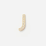 Linear Pierced earring  "J line"