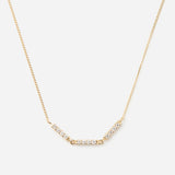 Linear Necklace  "Bar trio"