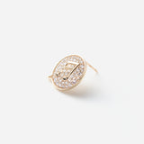 Playful Môko Kobayashi   Pierced earring "Musical note"