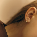 Layered "D-Flat" ピアス