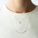 Linear Necklace "Smile long"