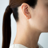 Linear Pierced earring "Smile large"