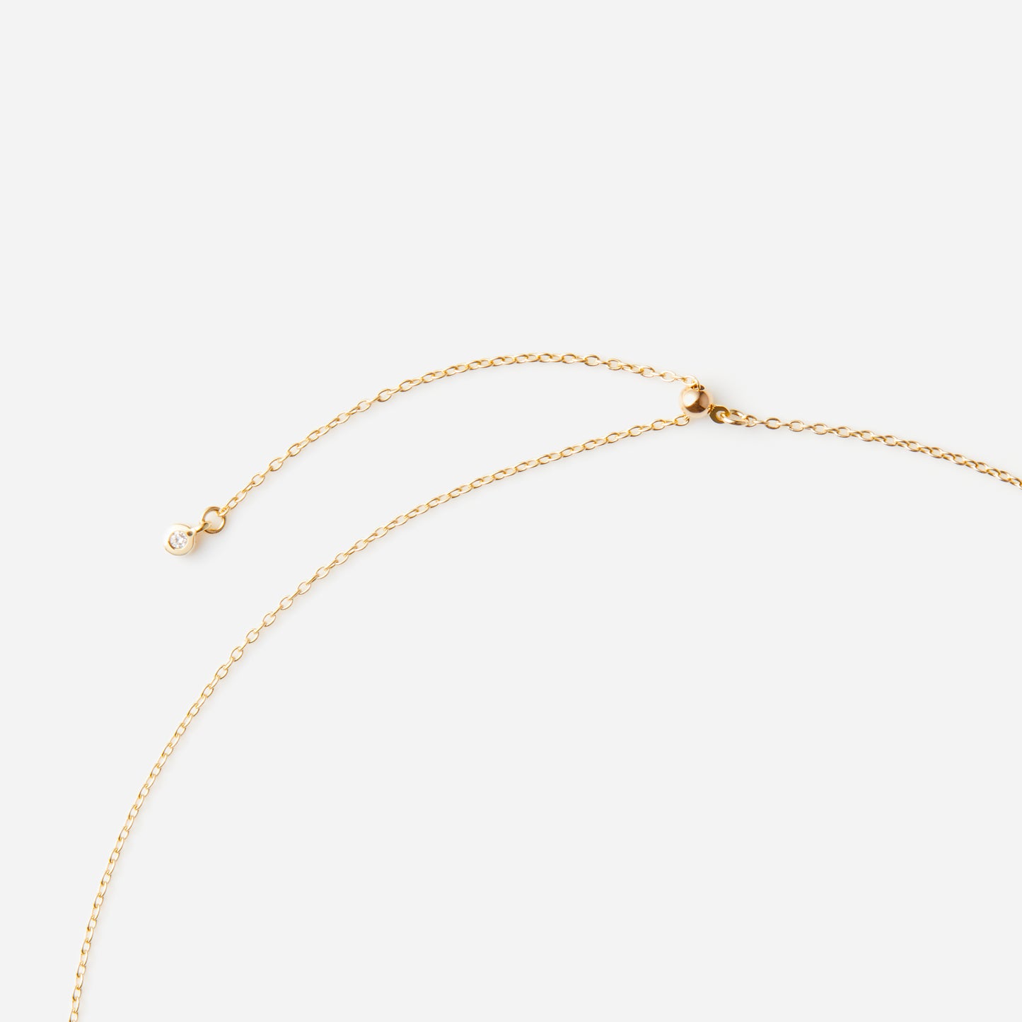 Hexagon Fukuda Makoto Necklace K18YG/0.10ct