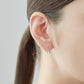 Symbol Pierced earring "K"