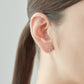 Symbol Pierced earring "T"