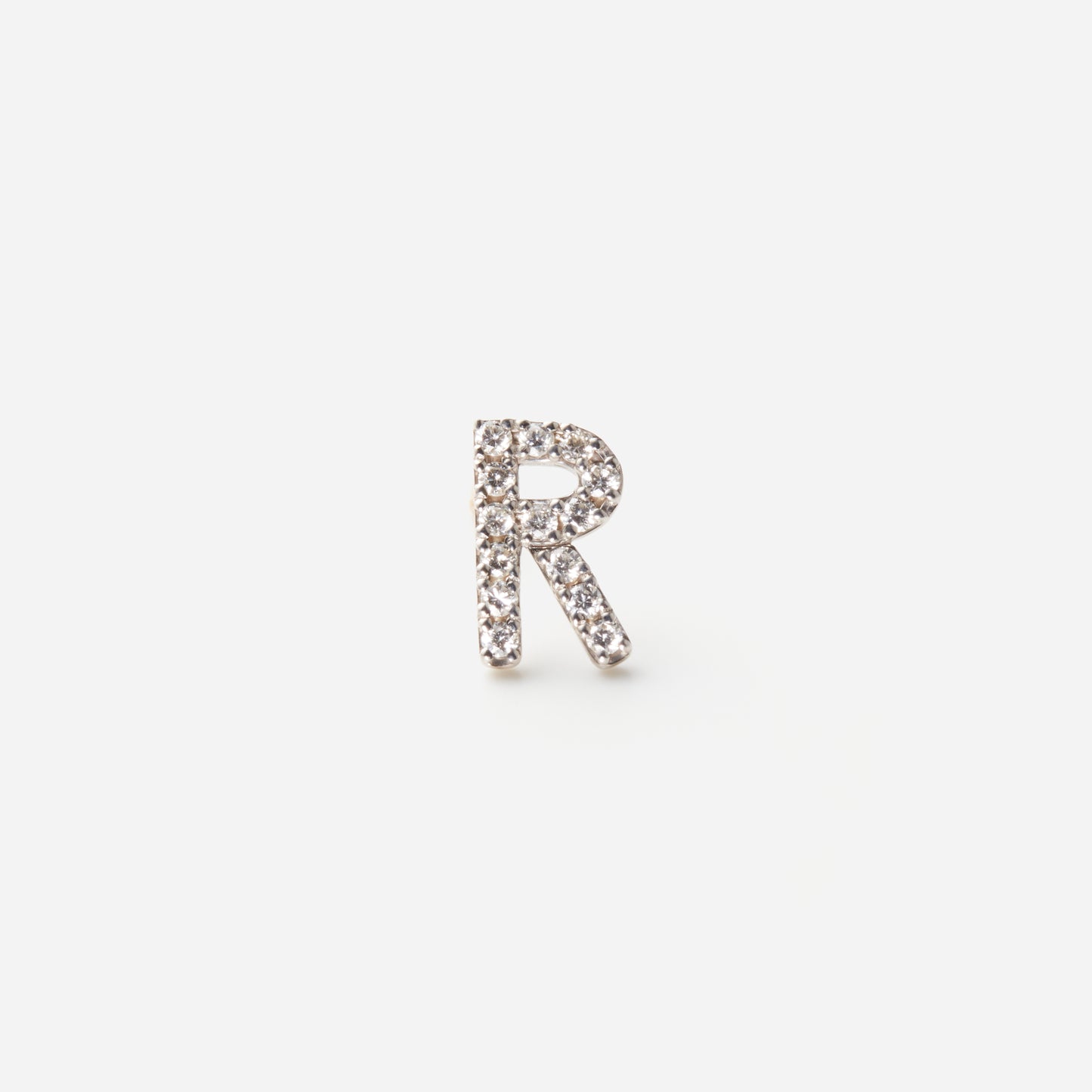Symbol Pierced earring "R"