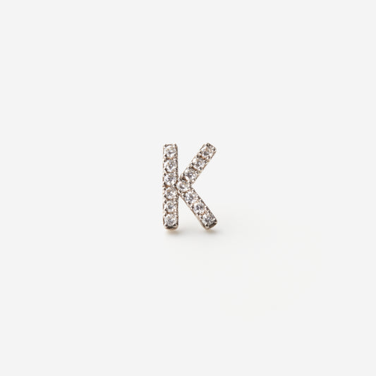 Symbol Pierced earring "K"