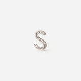 Symbol Pierced earring "S"