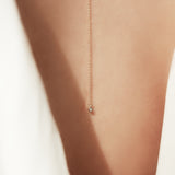 Chain Necklace"Lariat" K10YG