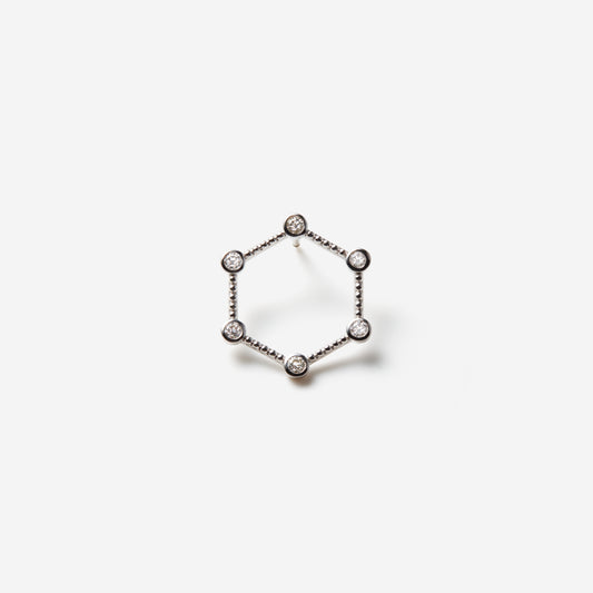 Hexagon Fukuda Makoto Pin"Hexagon"