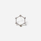 Hexagon Fukuda Makoto Pin "AN" "Asterisk" "Hexagon" 3P SET