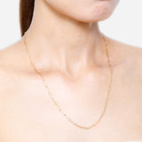 Chain Necklace"Clip" K10YG