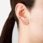 Form Pierced earring "Oval long"