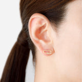 Form Pierced earring "Rectangle"