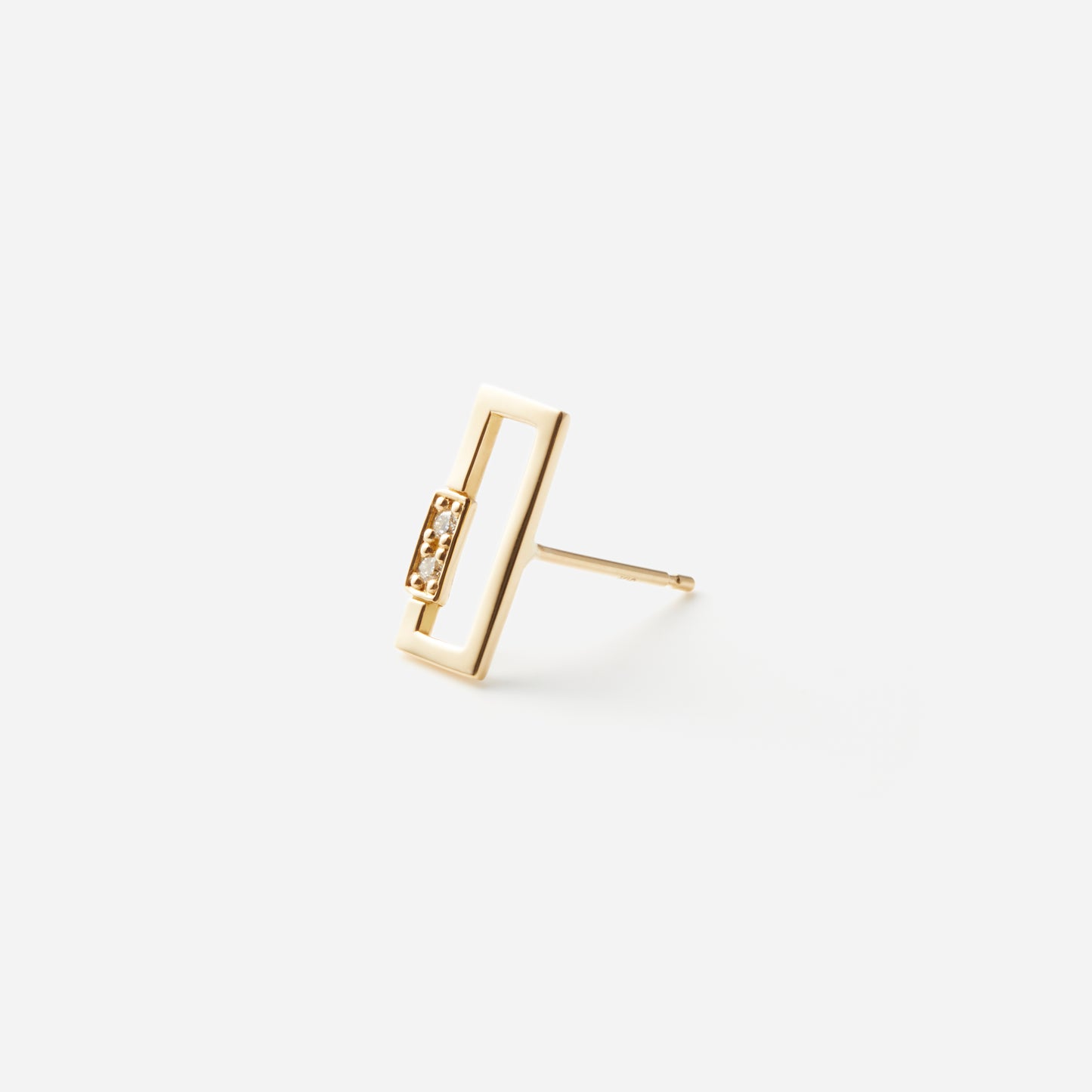 Form Pierced earring "Rectangle"