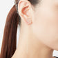 Hexagon Fukuda Makoto Pireced earring K18YG/0.10ct