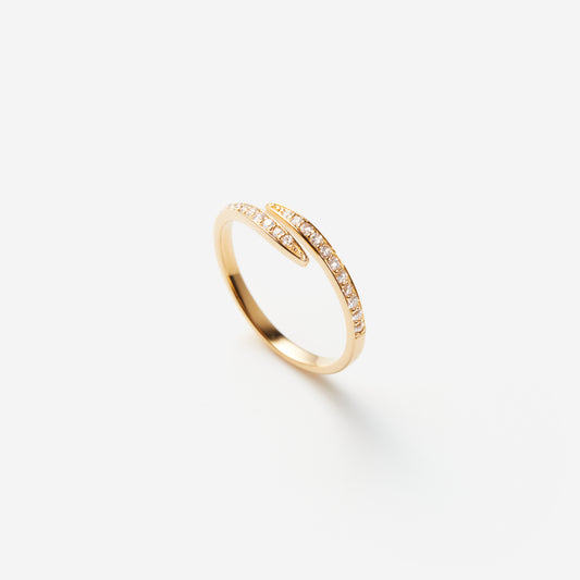 Layered Ring "Crossing"