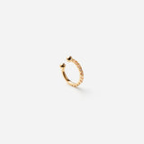 Linear Earcuff "Brown S"