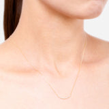 Linear Necklace "Smile short"