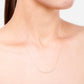 Linear Necklace "Smile long"
