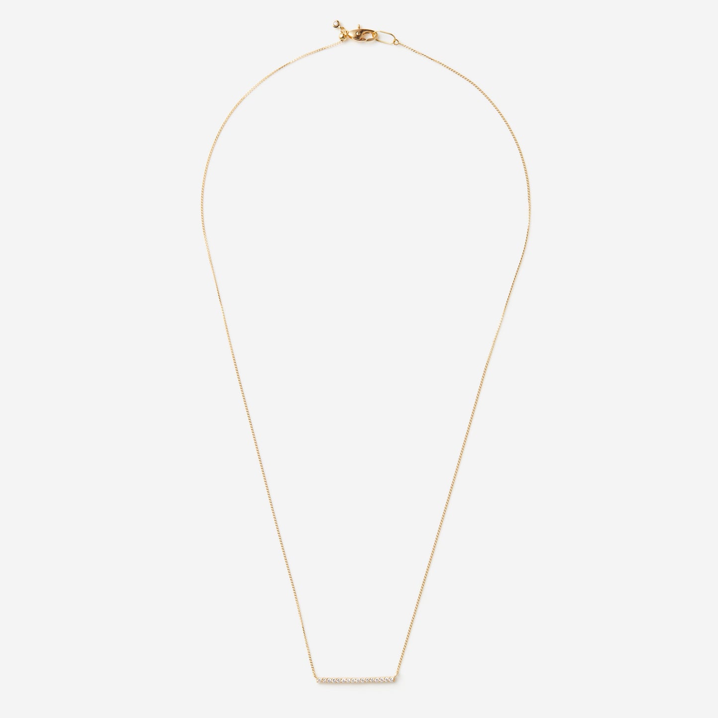 Linear Necklace "Bar short"