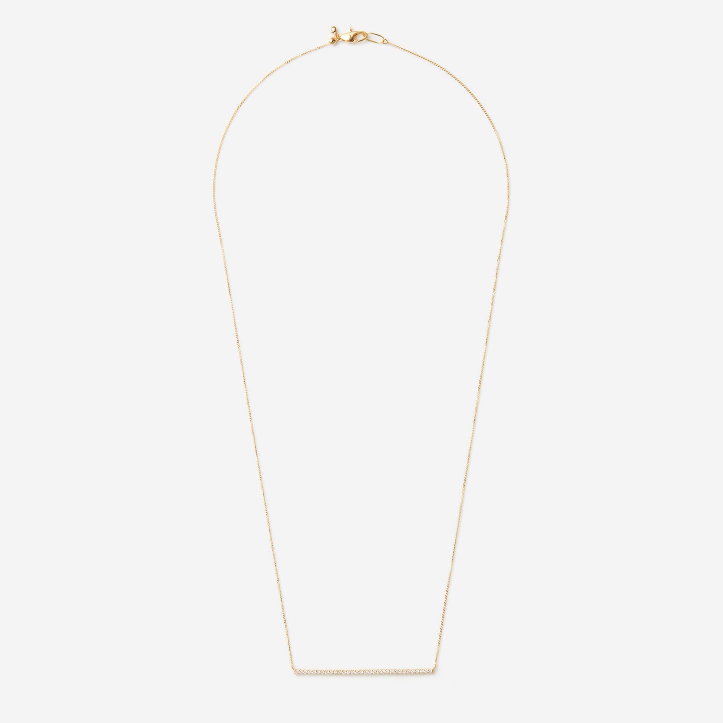 Linear Necklace "Bar long"