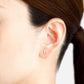 Linear Pireced earring "Smile small"
