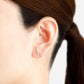 Linear Pireced earring "Smile medium"