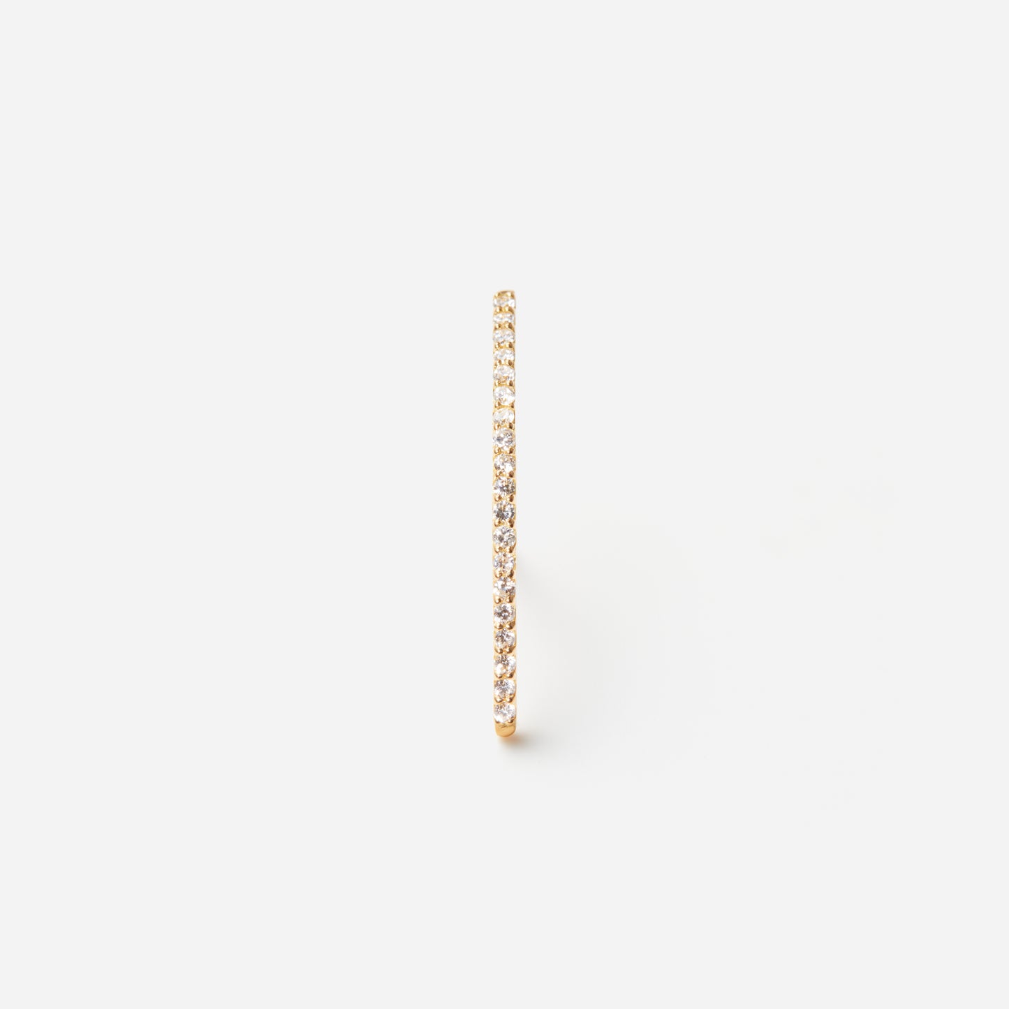 Linear Pireced earring "Smile medium"