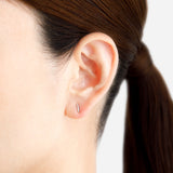 Linear Pierced earring "Bar small"