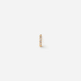 Linear Pierced earring "Bar small"