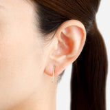 Linear Pierced earring "Bar large"
