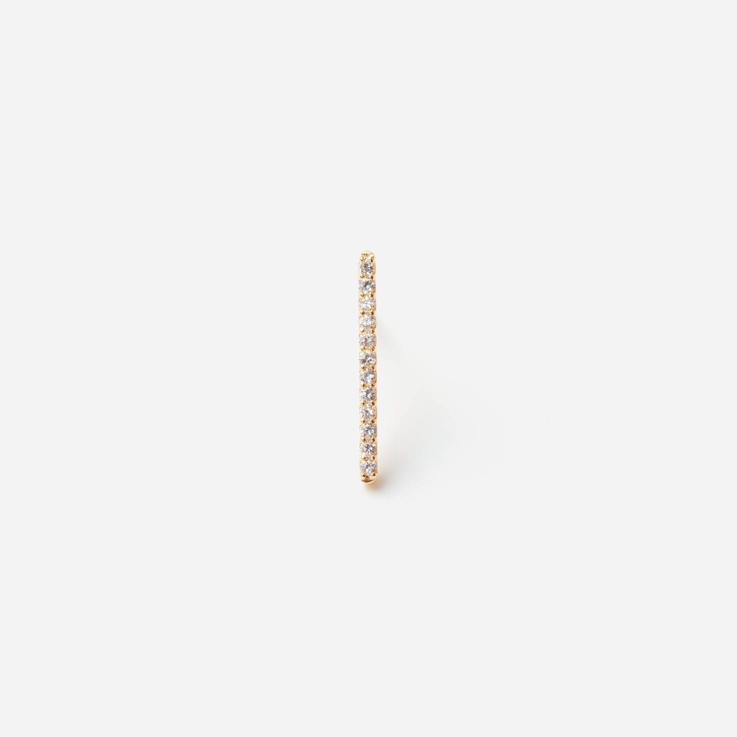 Linear Pierced earring "Bar large"