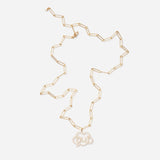 Chain Necklace"Clip" K10YG